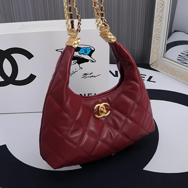 CHANEL Sheepskin Crossbody Handbag