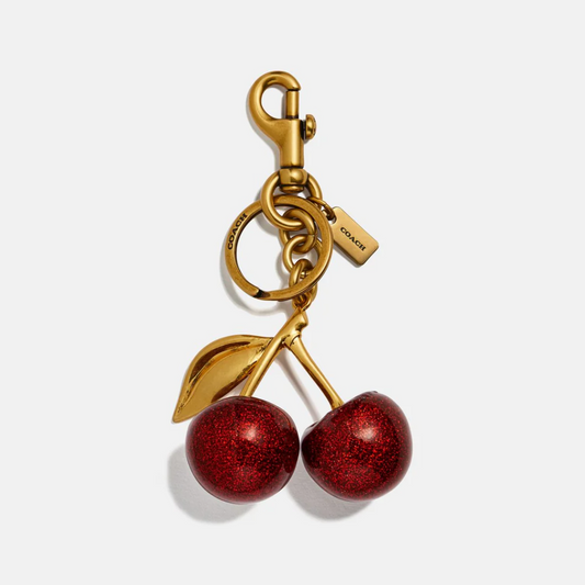 Coach Cherry Charm Keychain