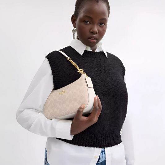 Coach Teri Shoulder Bag In Signature Canvas