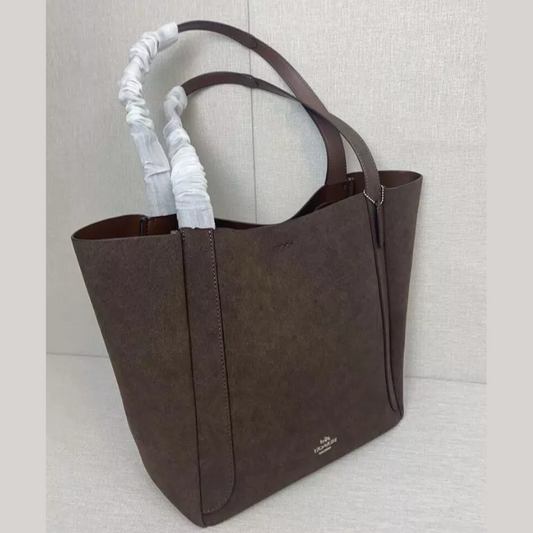 COACH Hadley Tote Bag Suede