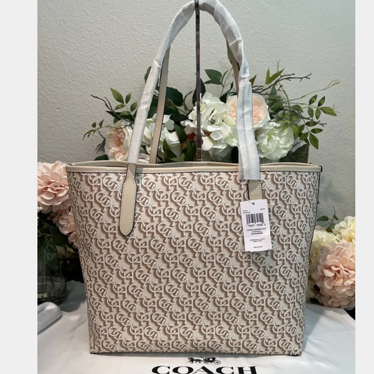 COACH CITY TOTE Double Handle Shoulder Bag