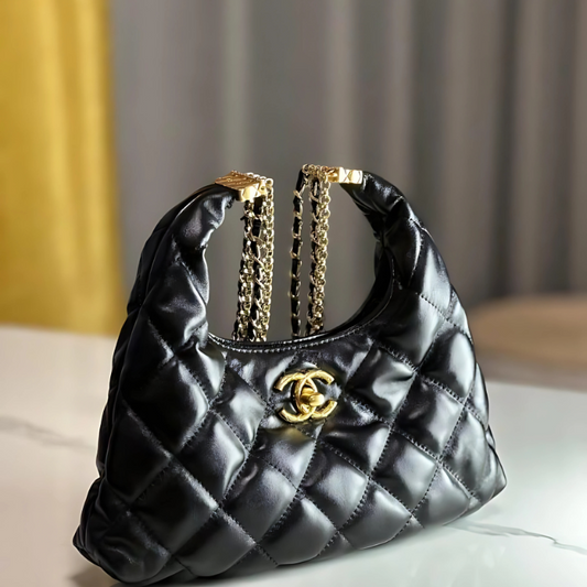 CHANEL Sheepskin Crossbody Handbag