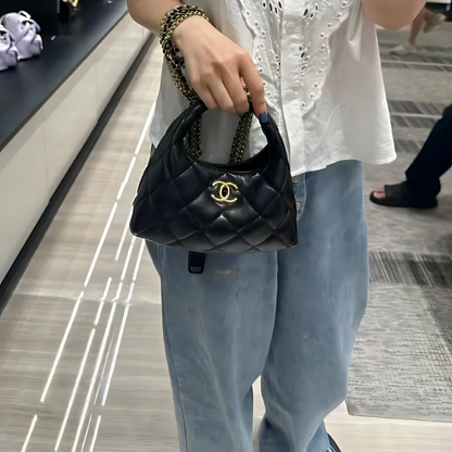 CHANEL Sheepskin Crossbody Handbag