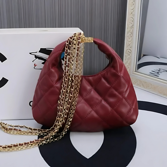 CHANEL Sheepskin Crossbody Handbag